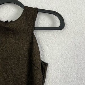 Forever 21 Shimmery olive dress